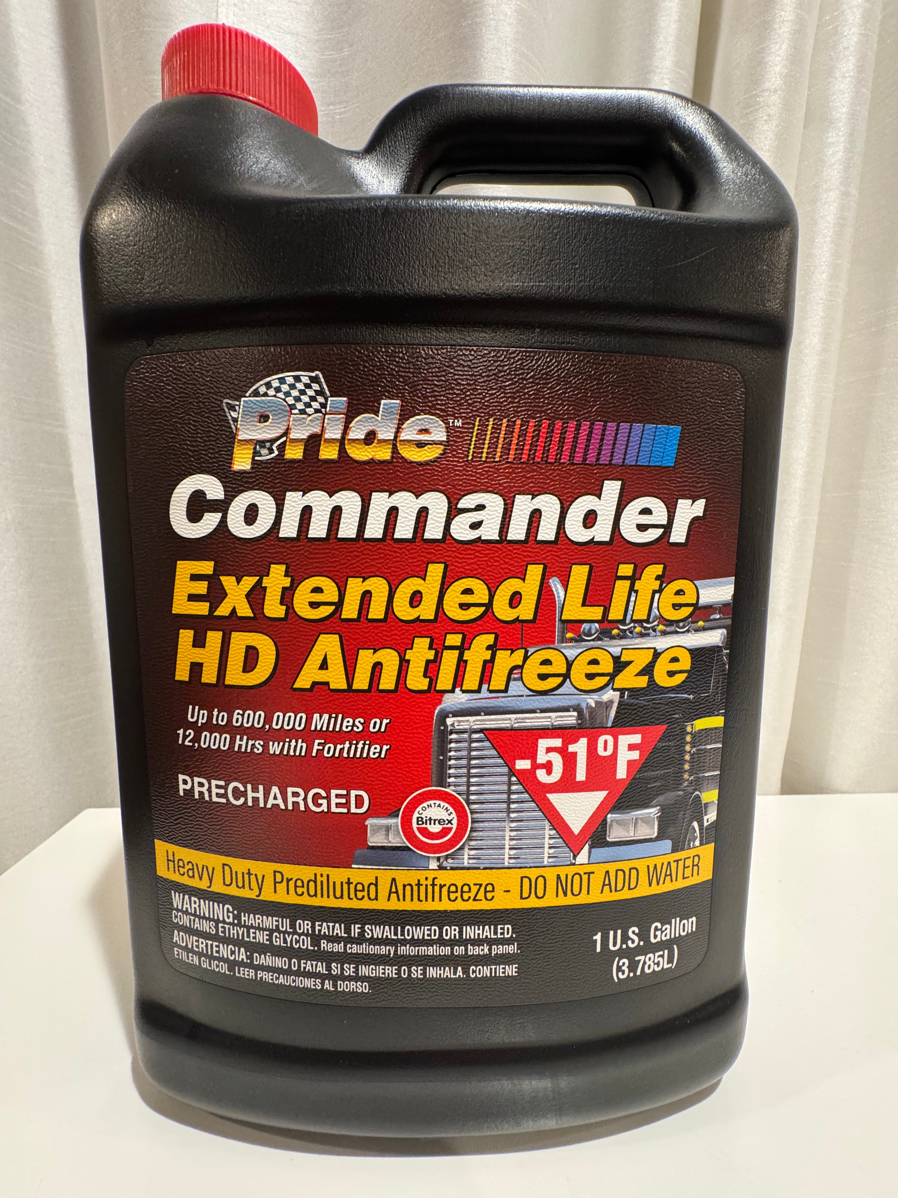 PRIDE COMMANDER EXTENDED LIFE HD ANTIFREEZE COOLANT
