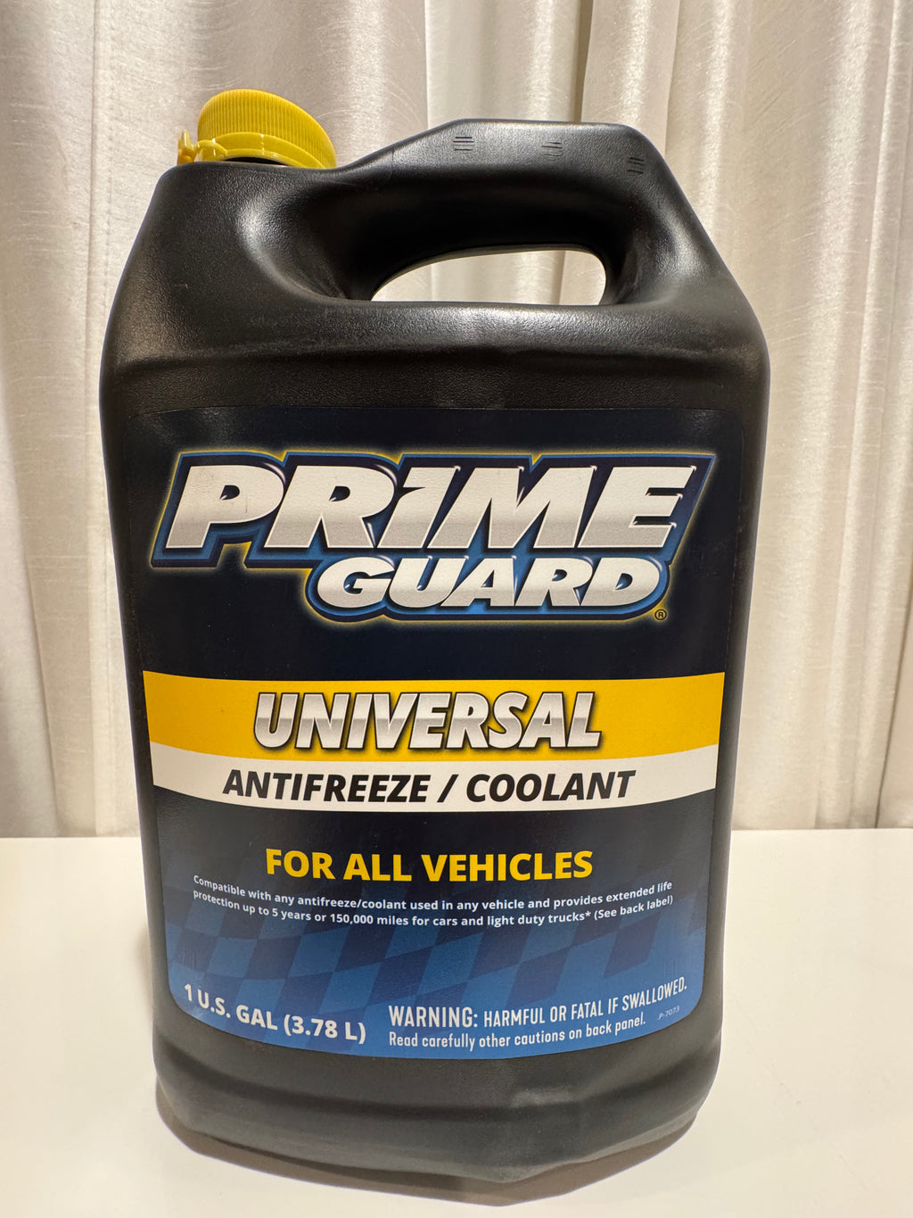 PRIME GUARD YELLOW PURE ANTIFREEZE COOLANT - UNIVERSAL FOR ALL VEHICLES