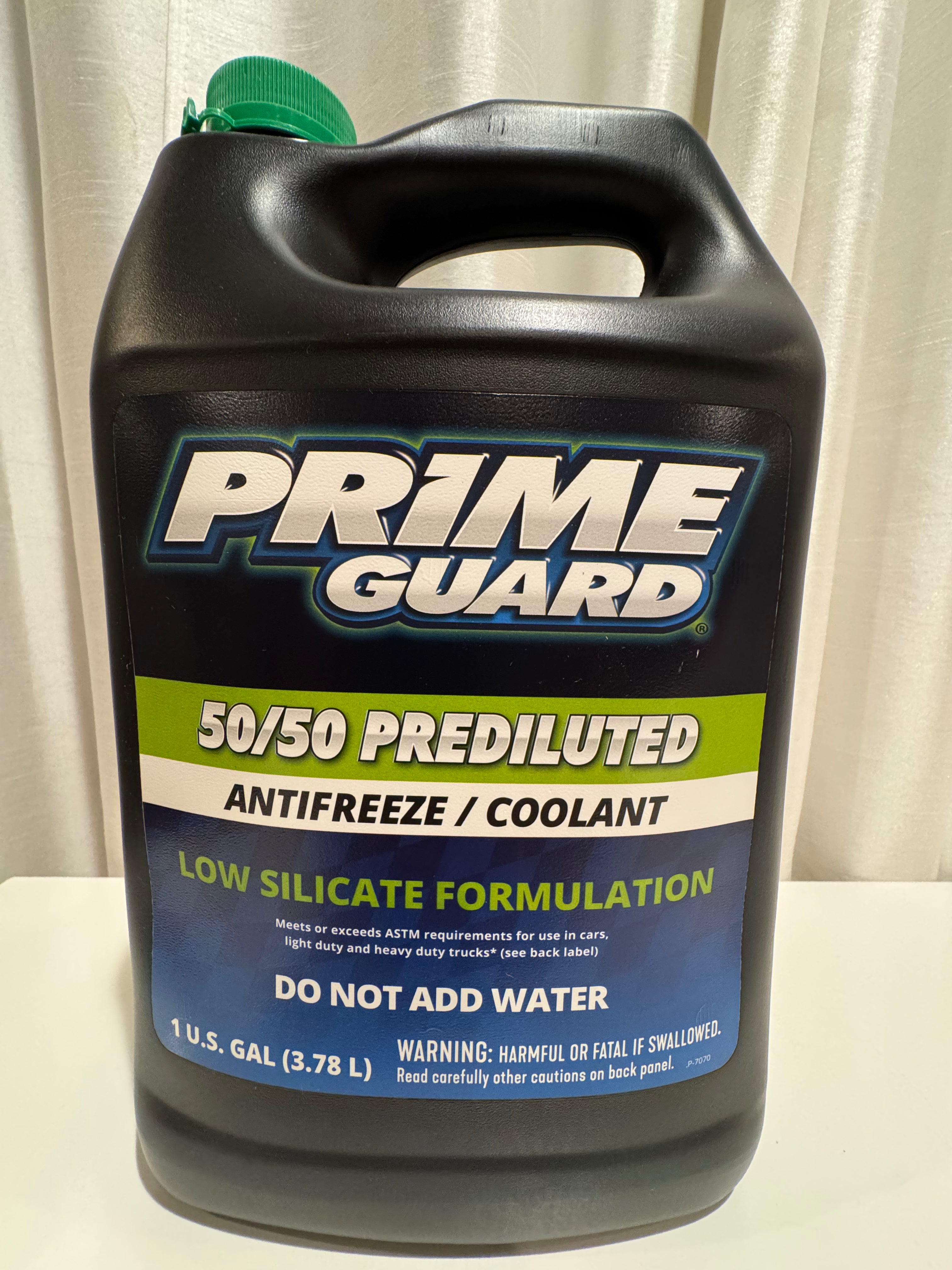 PRIME GUARD GREEN 50/50 ANTIFREEZE COOLANT