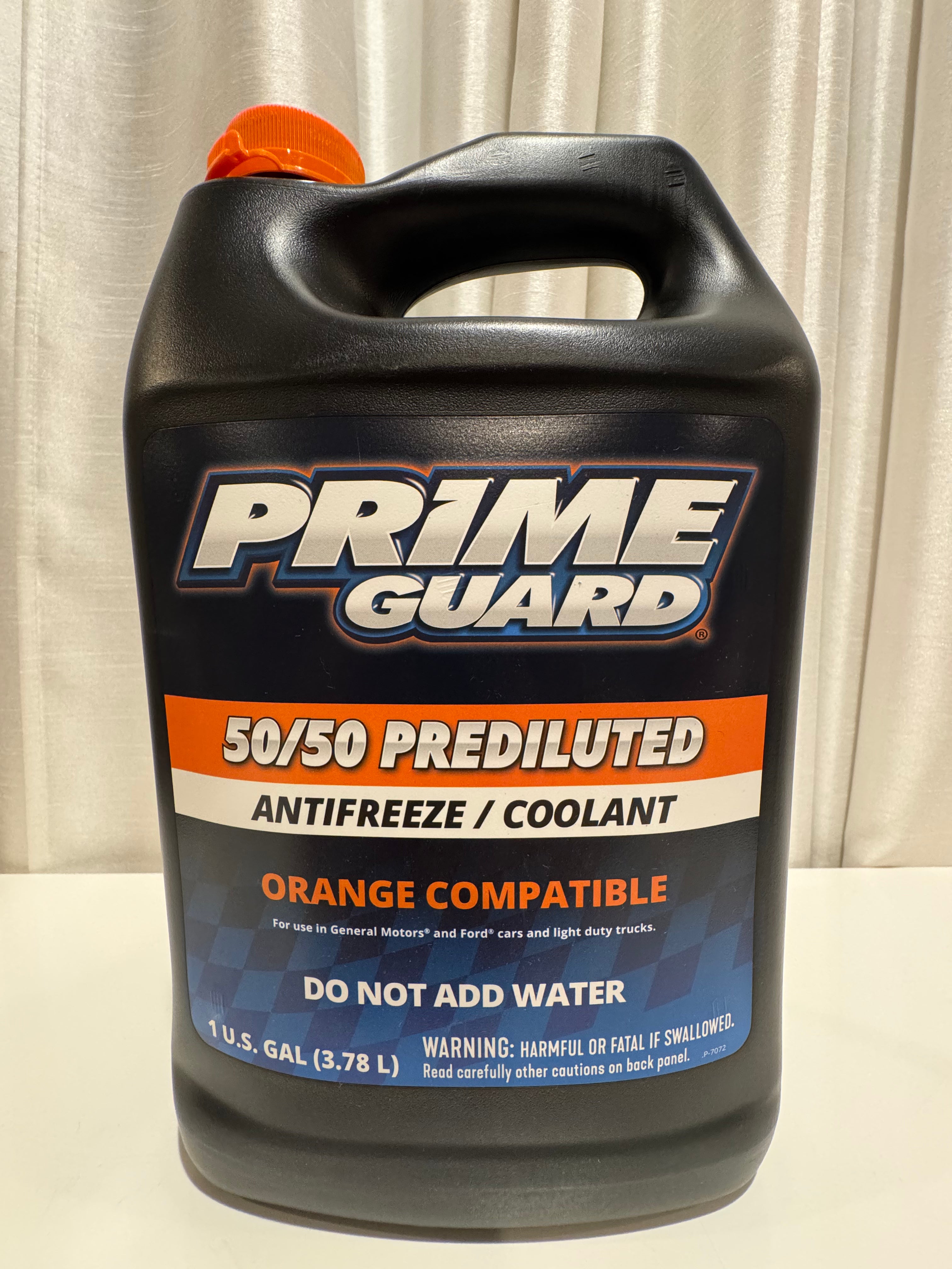PRIME GUARD RED 50/50 ANTIFREEZE COOLANT