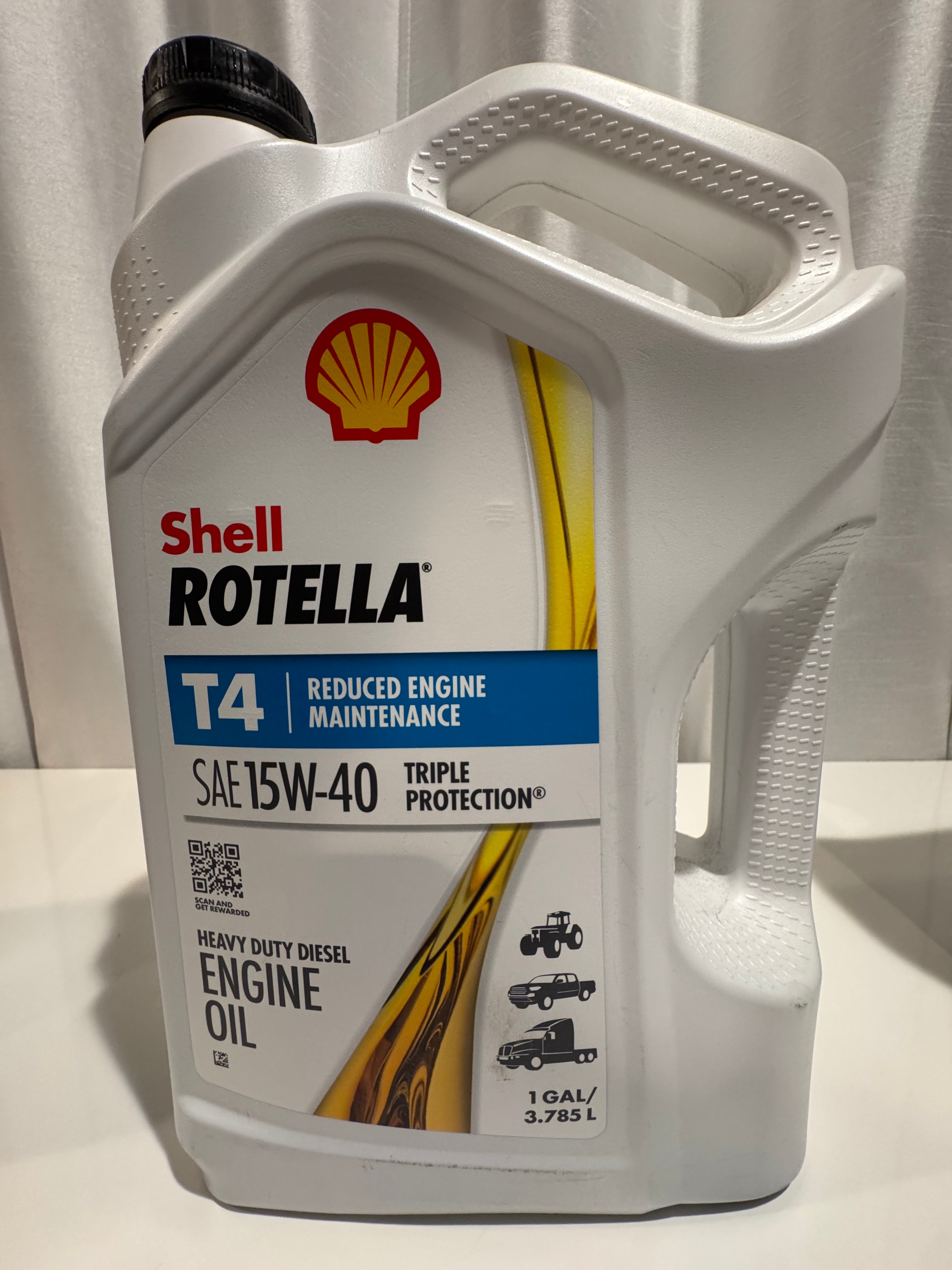 SHELL ROTELLA T4 15W-40 HD DIESEL ENGINE OIL