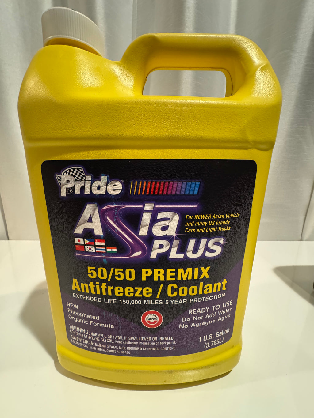 PRIDE ASIA PLUS PURPLE 50/50 ANTIFREEZE COOLANT