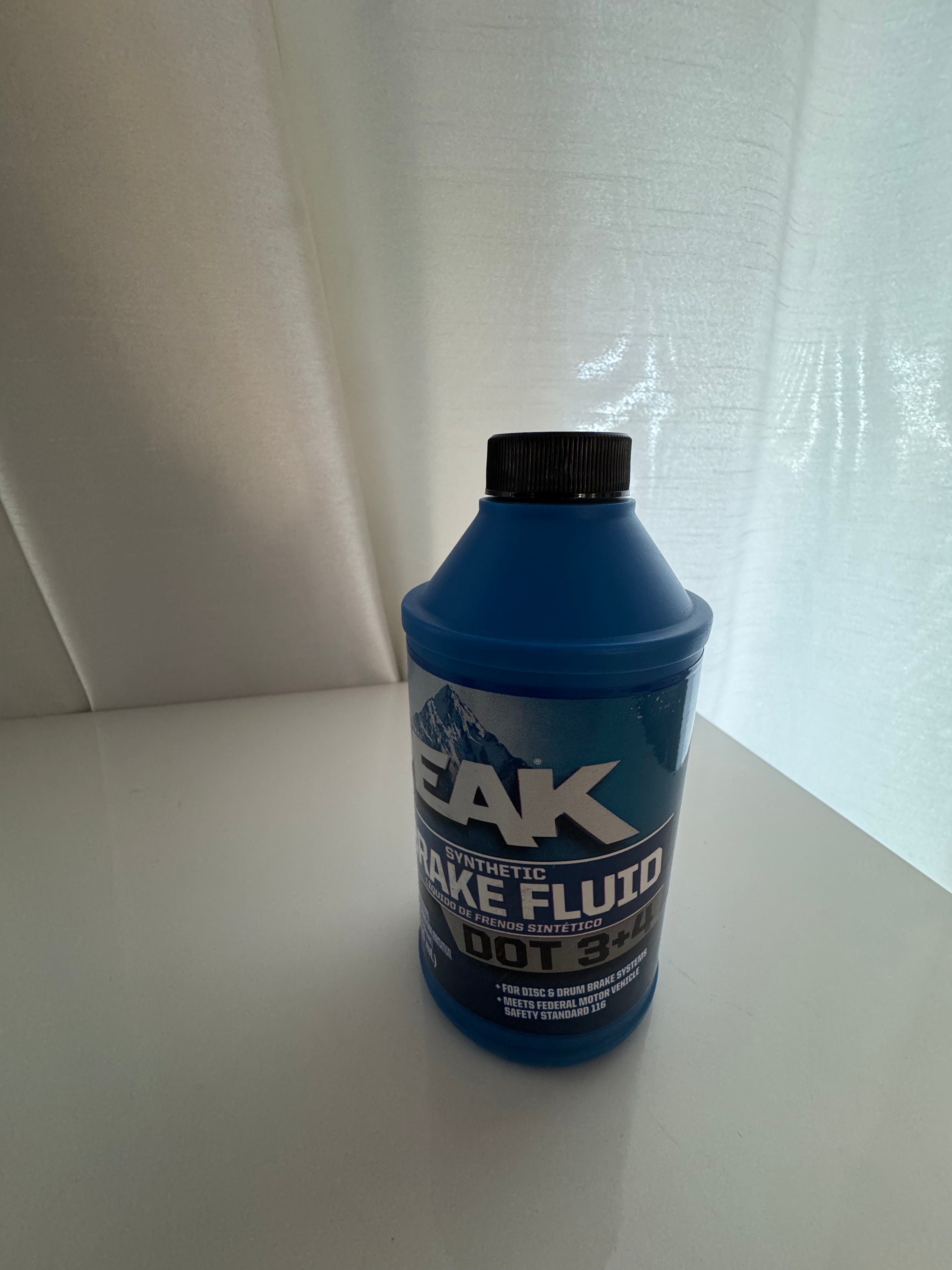 PEAK SYNTHETIC BRAKE FLUID DOT 3+4 OZ BOTTLE