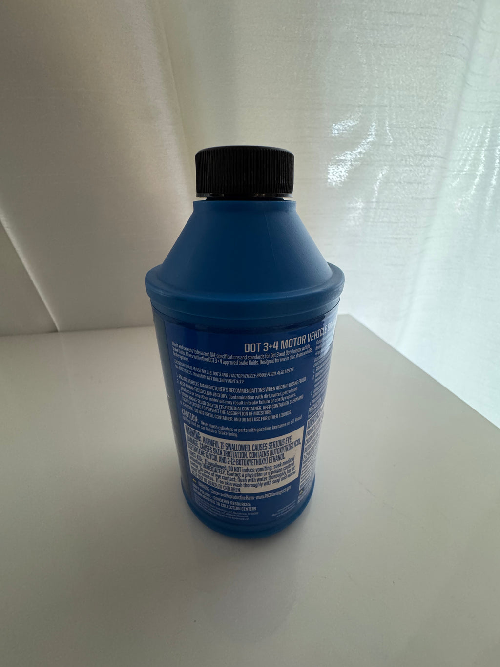 PEAK SYNTHETIC BRAKE FLUID DOT 3+4 OZ BOTTLE