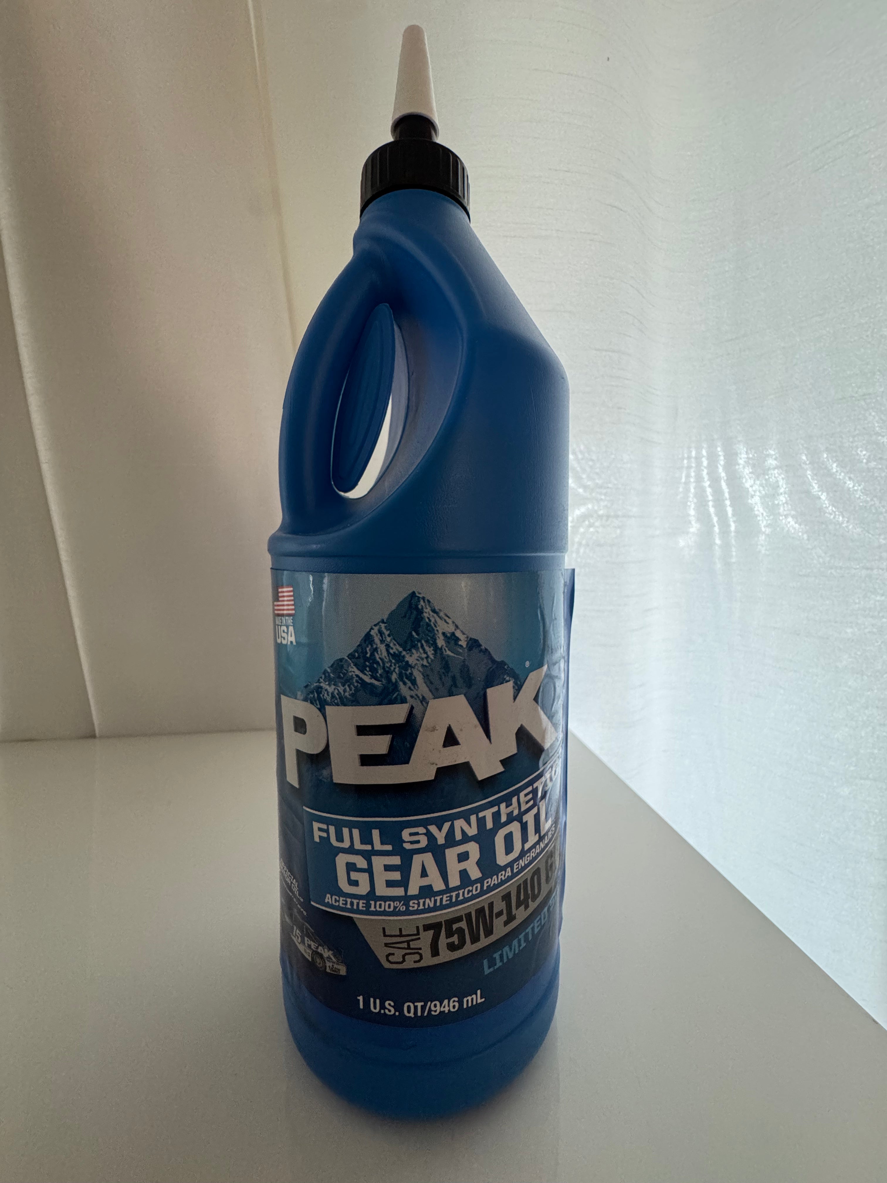 PEAK FULL SYNTHETIC 75W-140 GEAR OIL