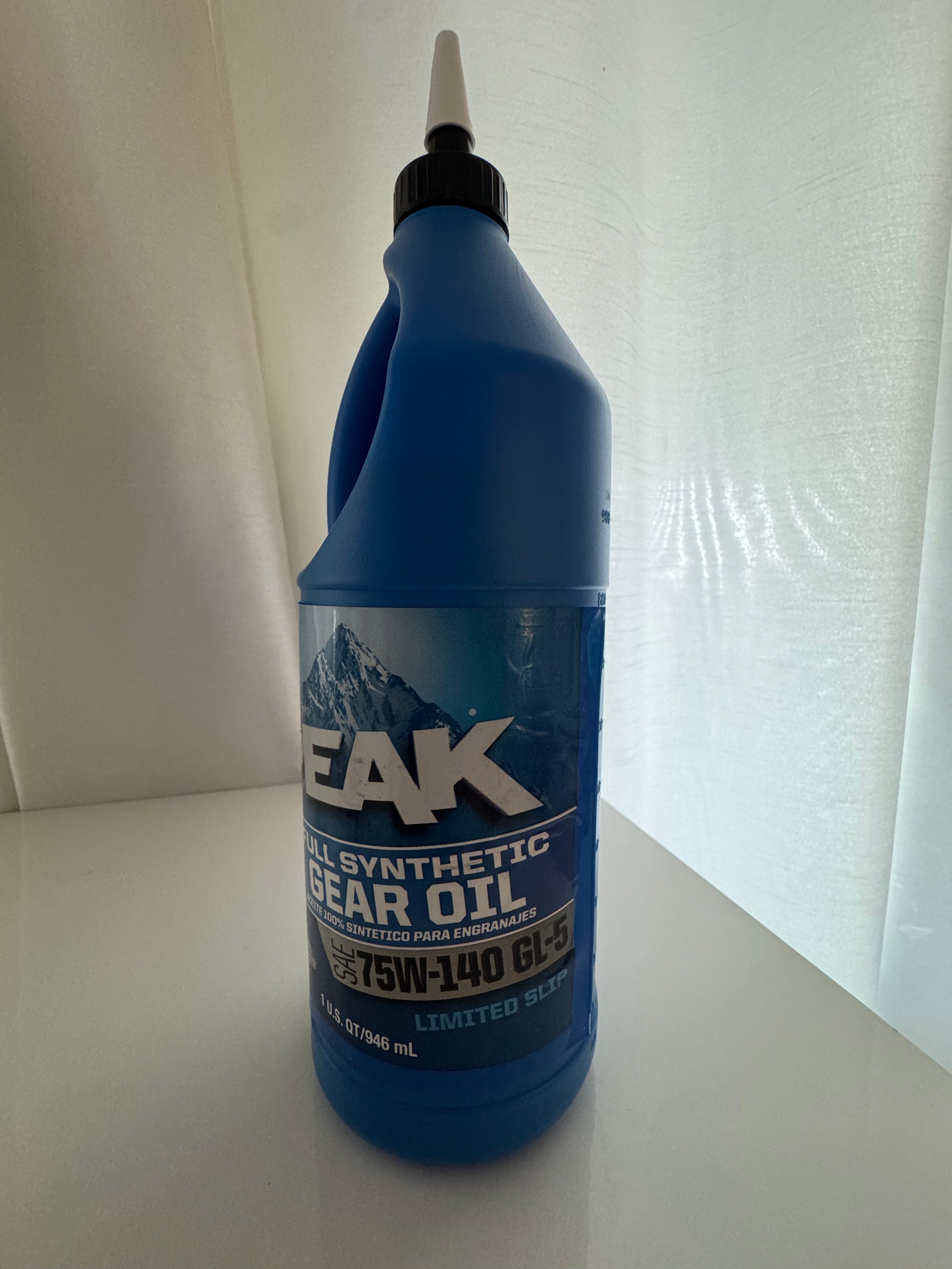 PEAK FULL SYNTHETIC 75W-140 GEAR OIL