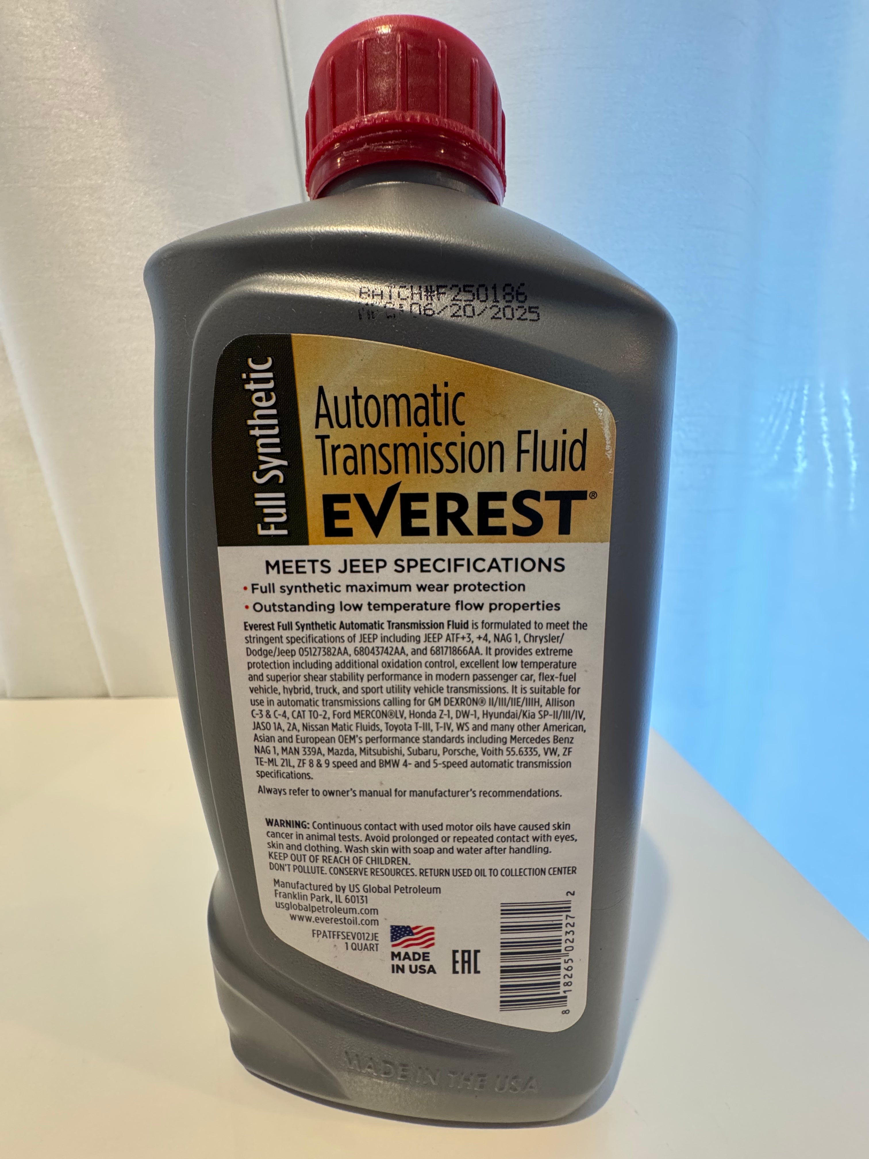 EVEREST FULL SYNTHETIC ATF 3+4