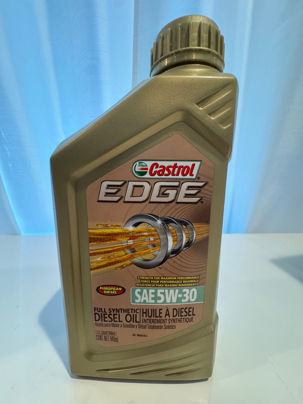 CASTROL EDGE EUROPEAN FULL SYNTHETIC DIESEL 5W-30 MOTOR OIL