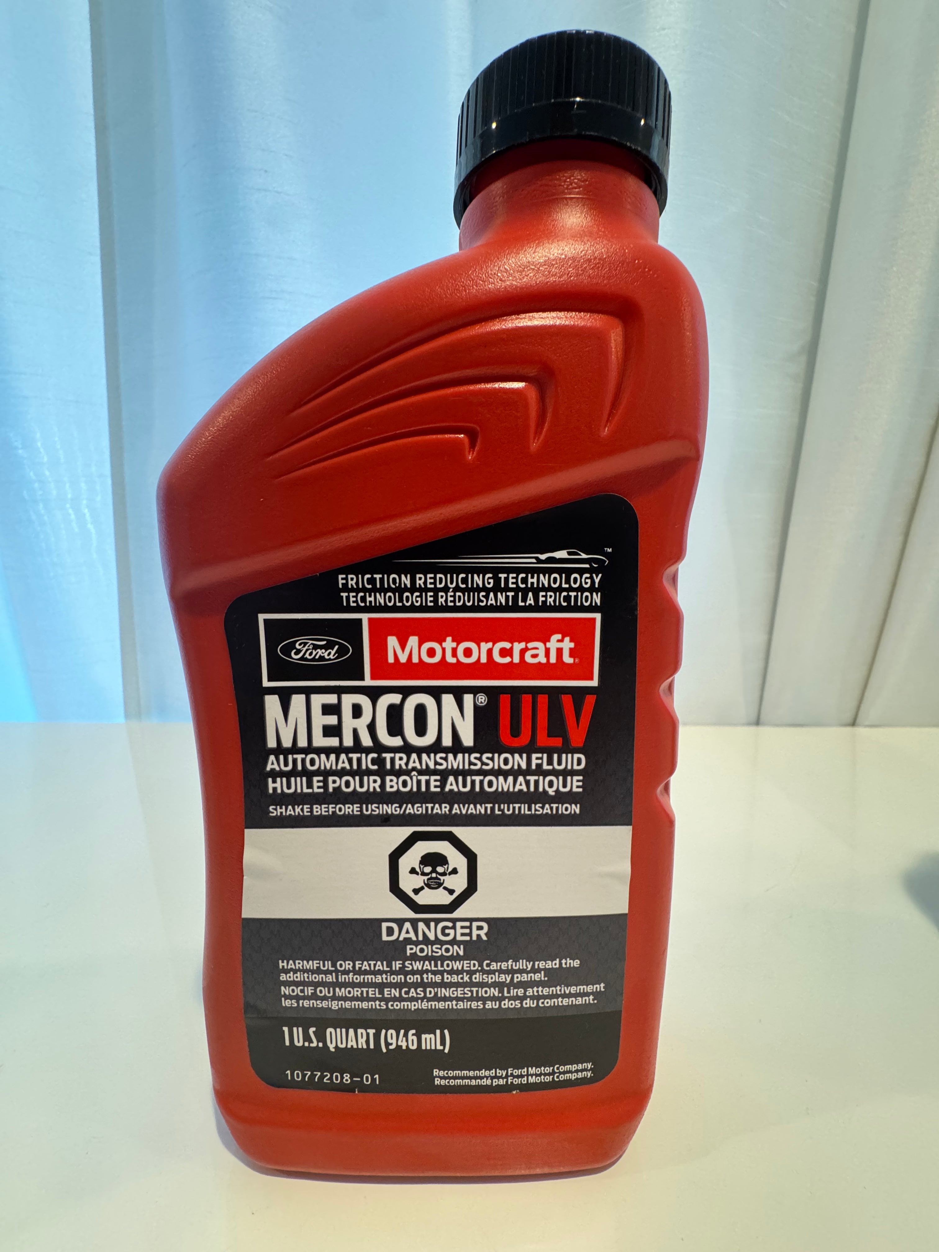 FORD MOTORCRAFT MERCON ULV AUTOMATIC TRANSMISSION FLUID 1L