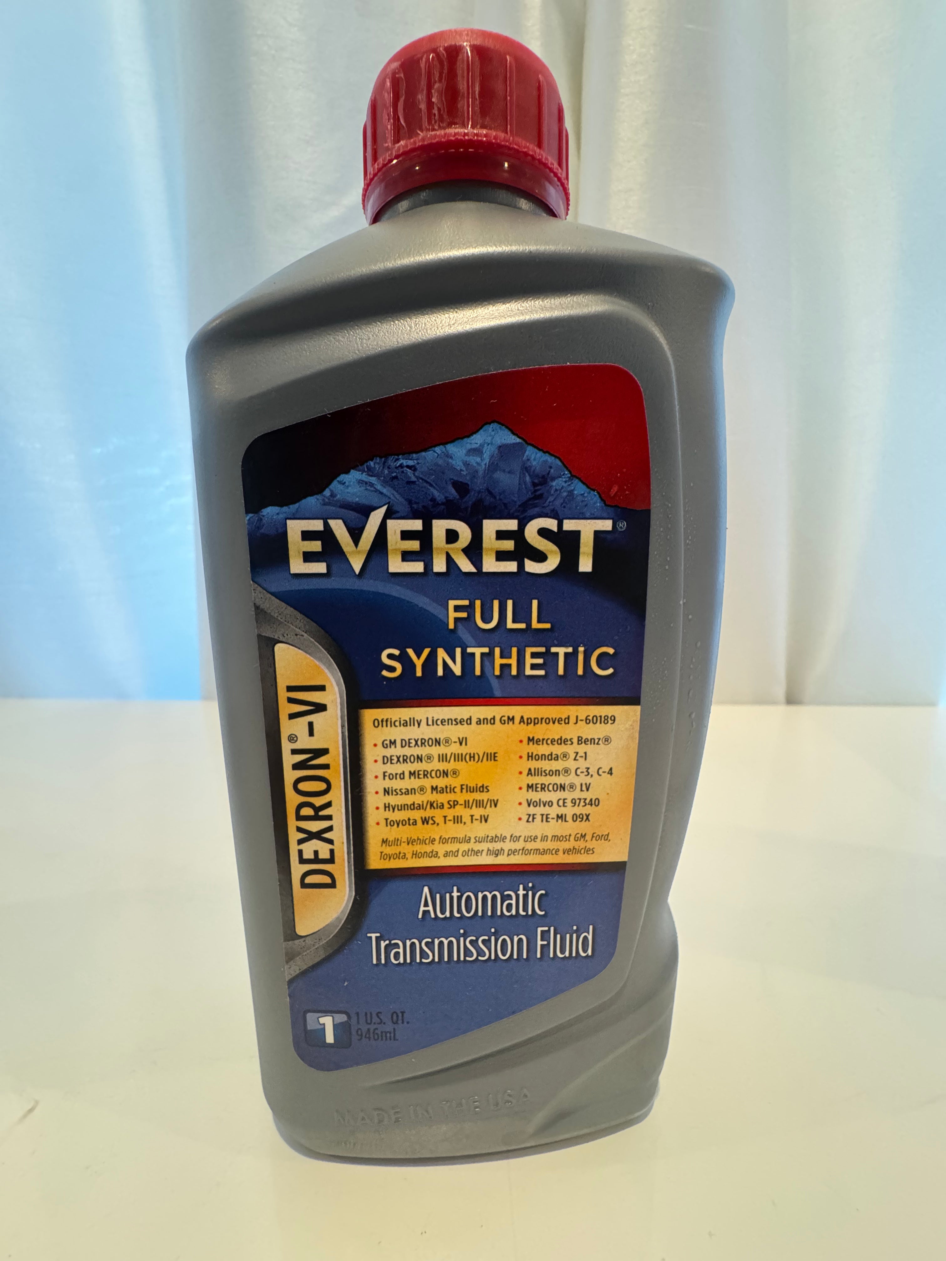 EVEREST FULL SYNTHETIC DEXTRON - VI AUTOMATIC TRANSMISSION FLUID 1L
