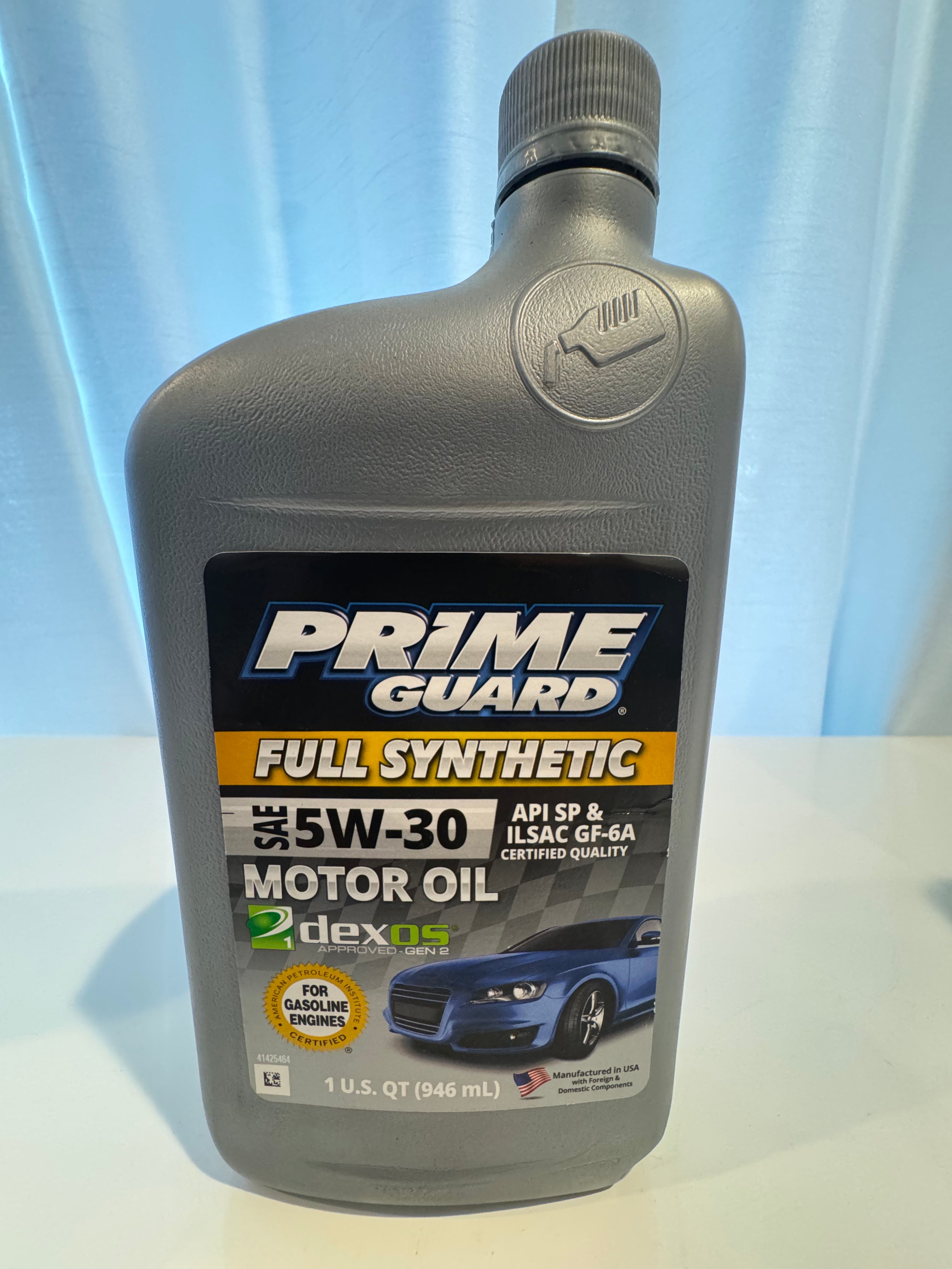 PRIME GUARD FULL SYNTHETIC DEXOS 5W-30 MOTOR OIL 1L