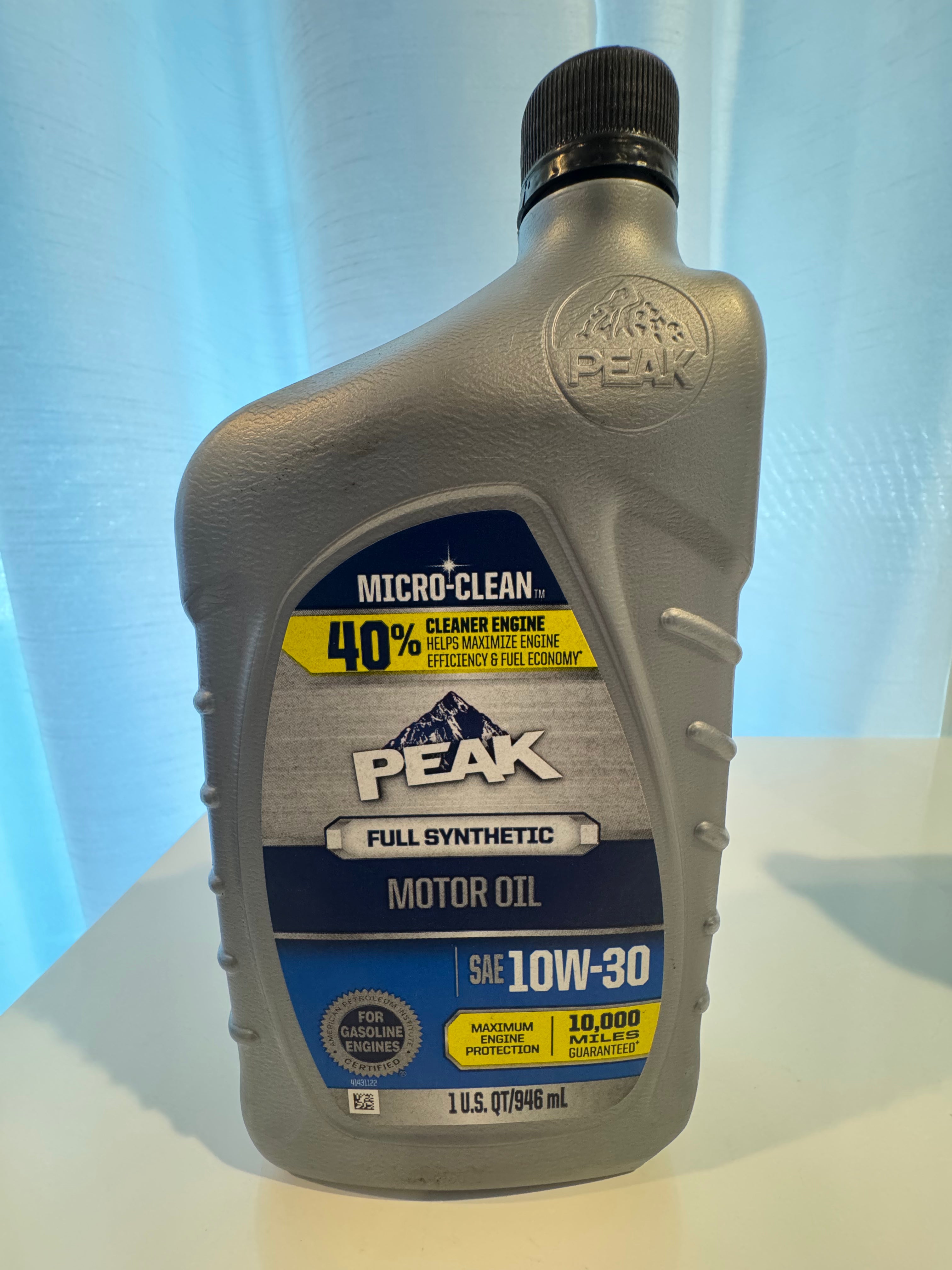 PEAK FULL SYNTHETIC 10W-30 MOTOR OIL 1L
